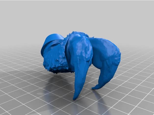 STL - Máscara Headcrab de Half Life render 3