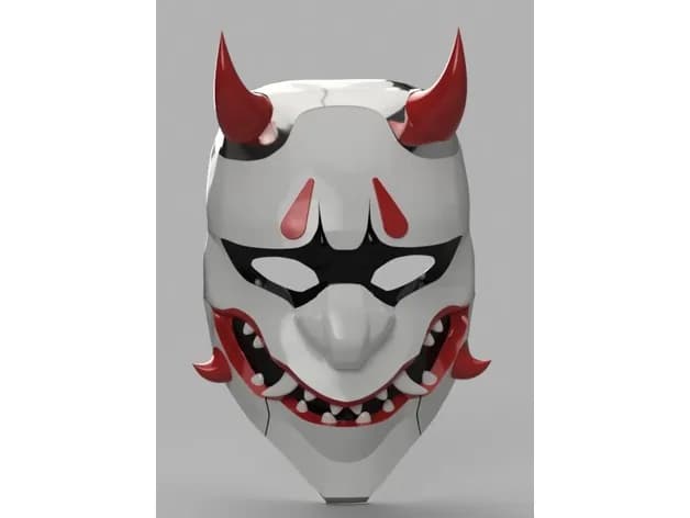 STL - Máscara Oni de Genji de Overwatch
