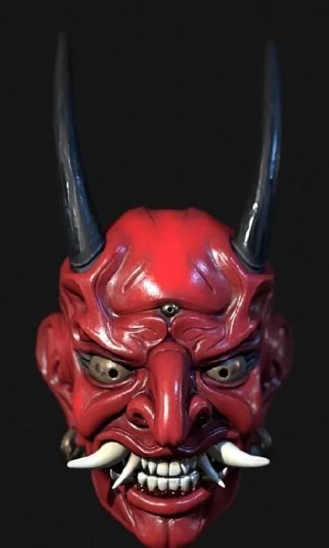 STL - Máscara Oni demoníaca