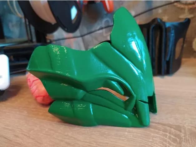 STL - Máscara Reptile Mortal Kombat