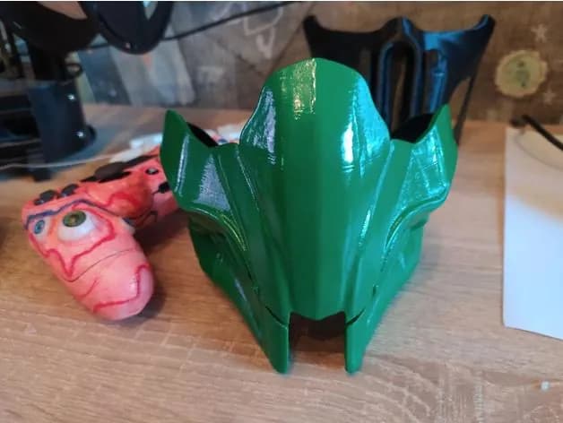STL - Máscara Reptile Mortal Kombat