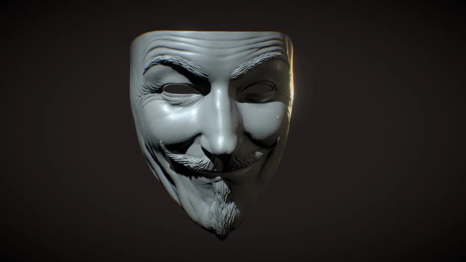 STL - Máscara Vendetta render 2