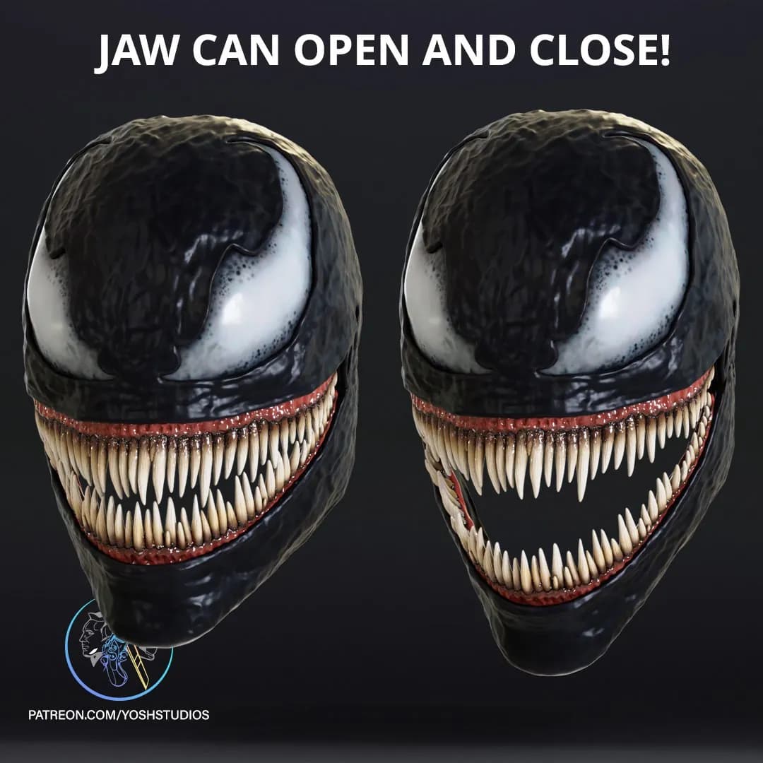 STL - Máscara Venom para Spiderman 2