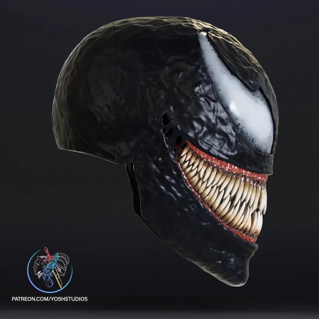 STL - Máscara Venom para Spiderman 2 render 4