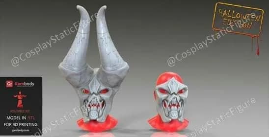 STL - Máscaras de Demonio DOOM