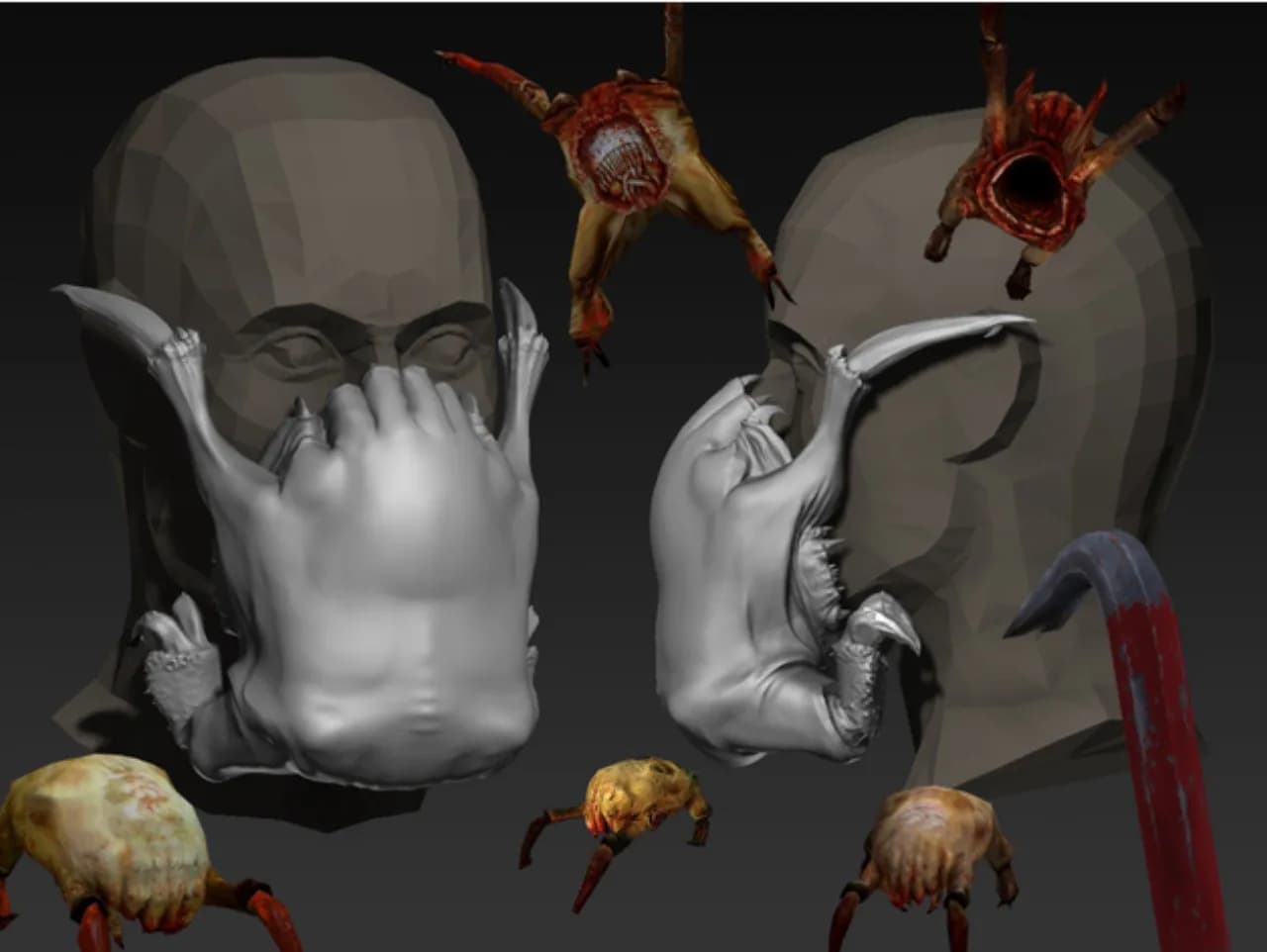 STL - Máscaras de Demonio DOOM render 2
