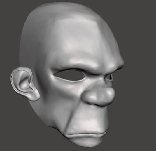 STL - Máscaras de Demonio DOOM render 3