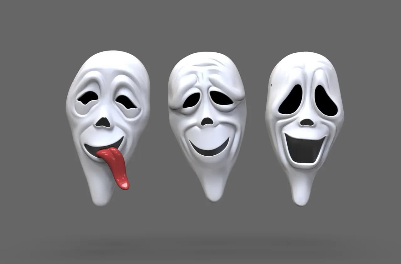 STL - Máscaras de película de terror 2