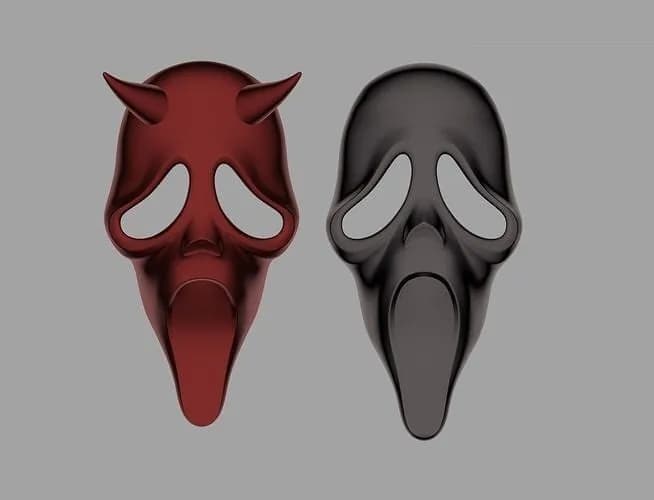 STL - Máscaras Ghostface y Diablo