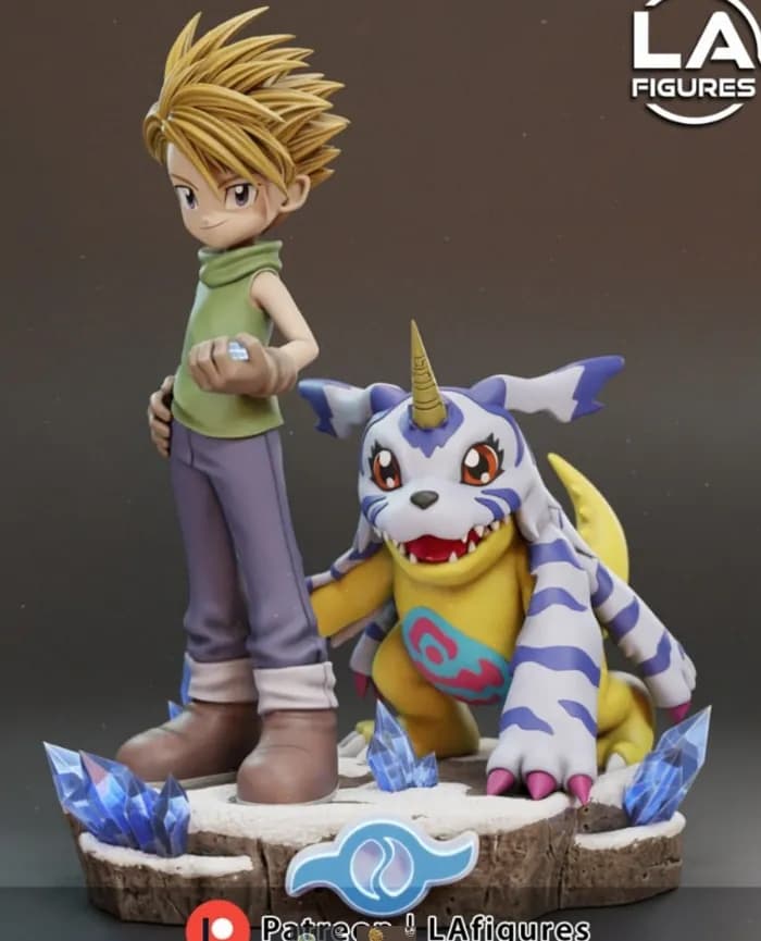 STL - matt & gabumon digimon
