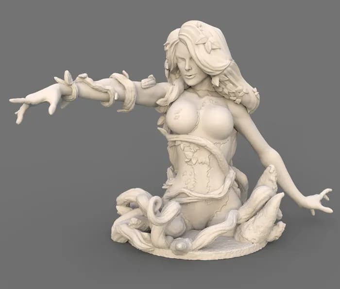 STL - mauricio garcia poison ivy bust