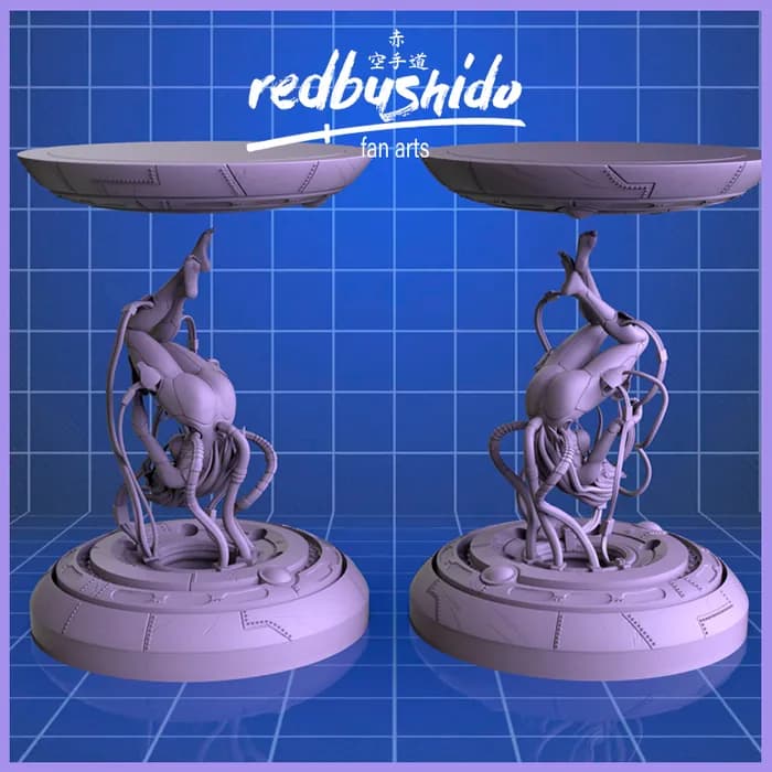 STL - Mayor Ghost in the Shell Figura render 2
