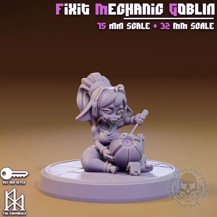 STL - Mecánico Duende Kit render 2