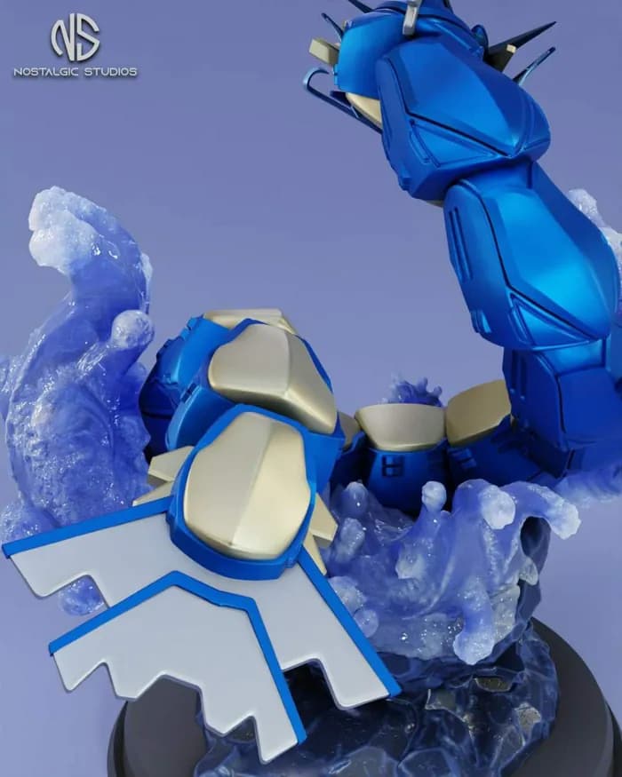 STL - mecha gyarados nostalgic studios render 2
