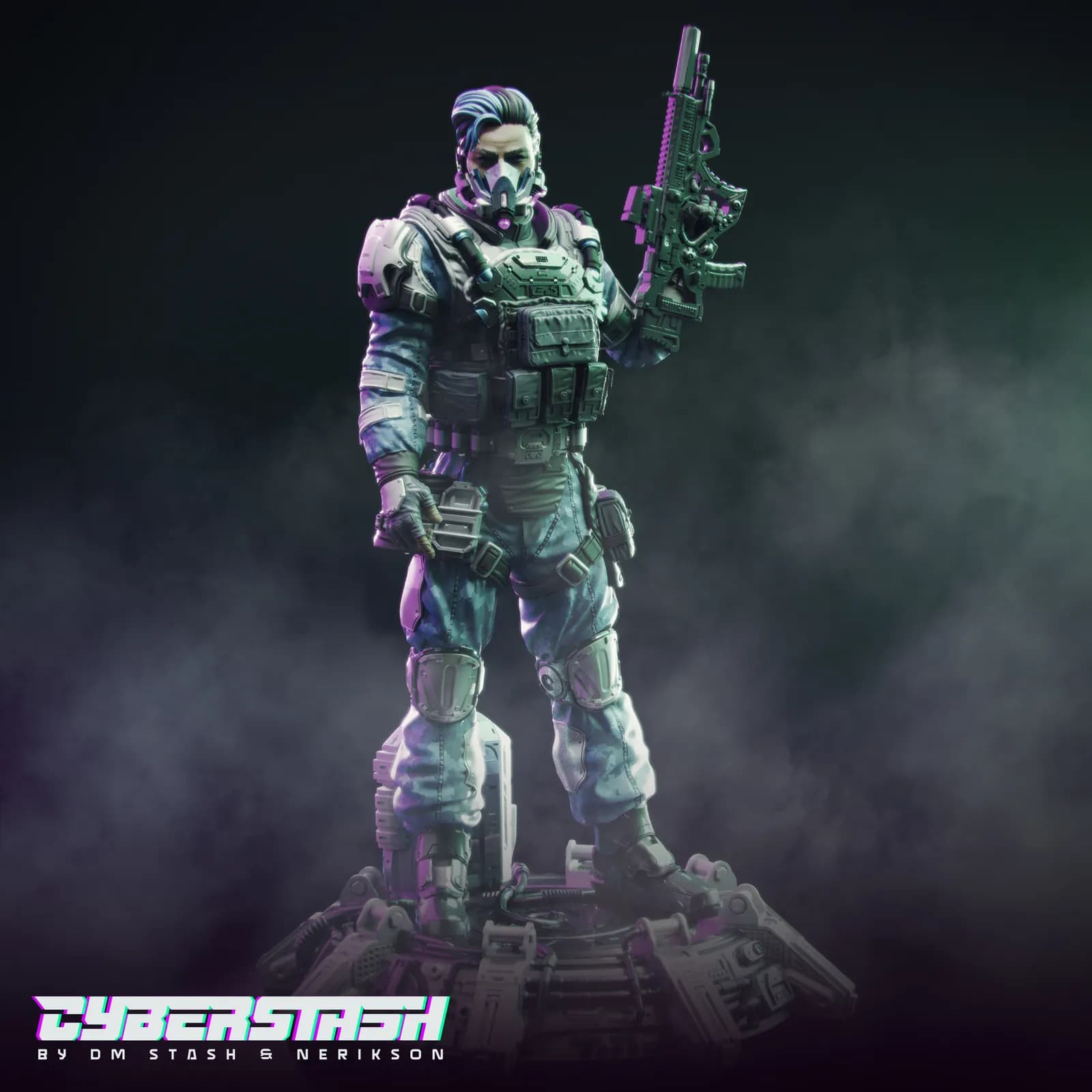 STL - Medic Combatiente Cyberpunk