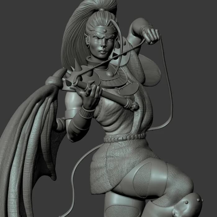STL - Megaera de Hades render 2