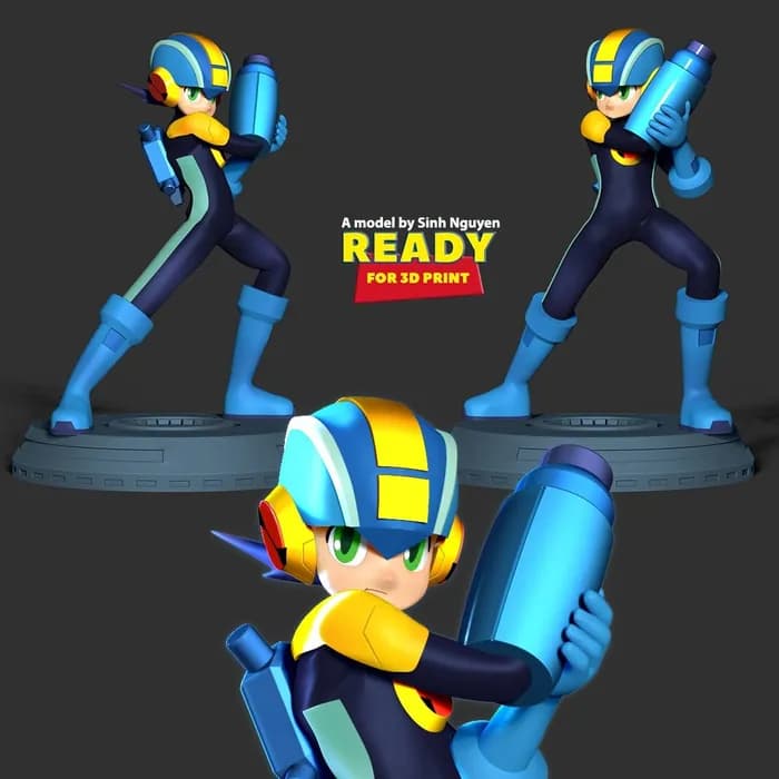 STL - megaman render 2