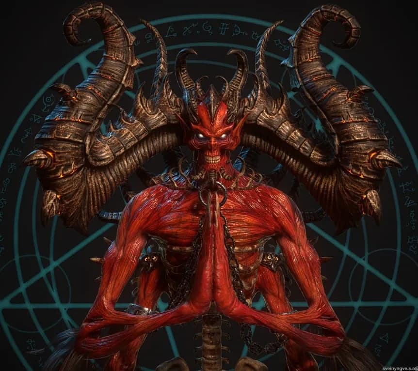 STL - Mephisto Demonio de Diablo 3