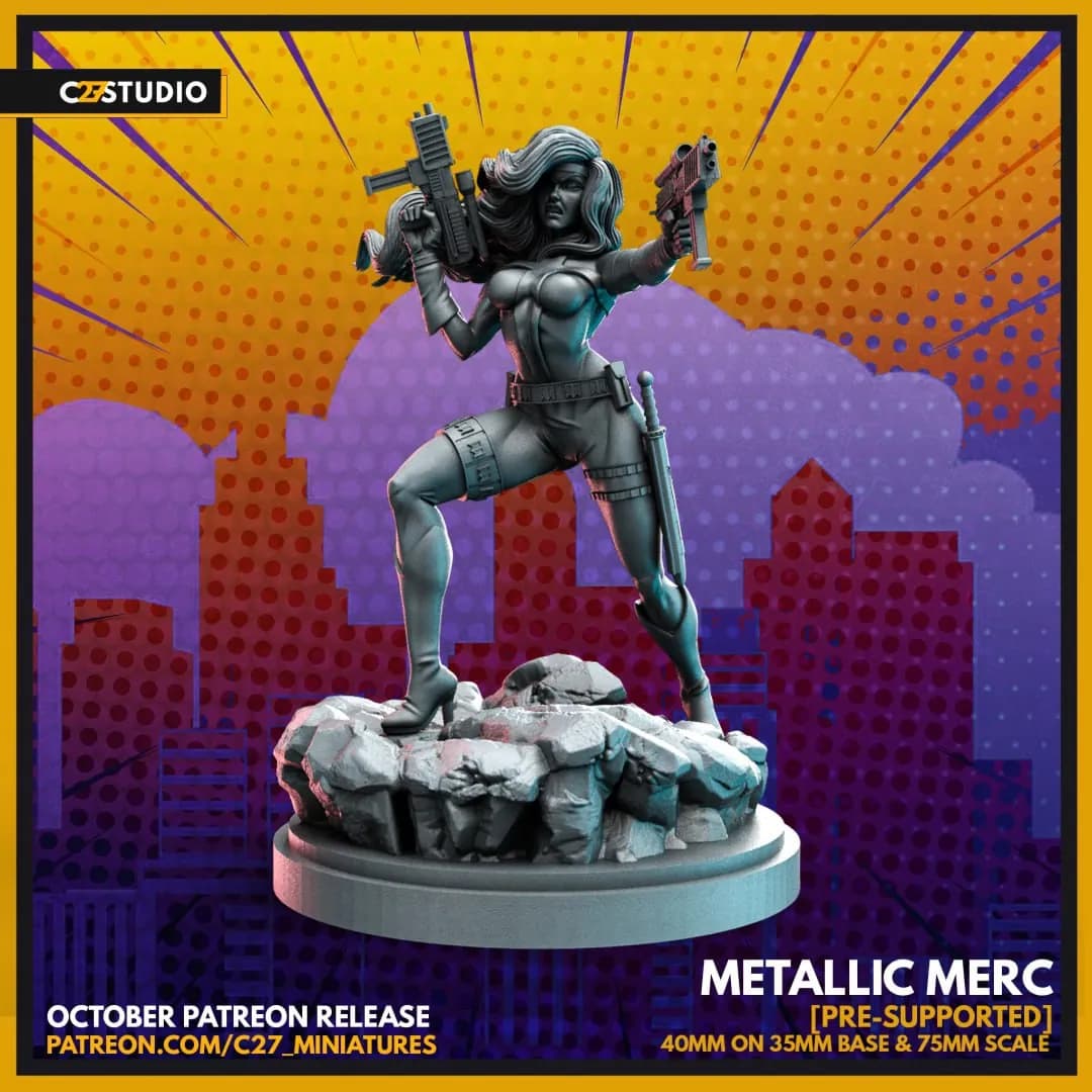 STL - Mercenaria metálica