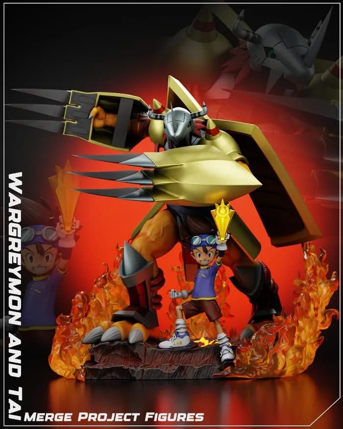 STL - merge project figures wargreymon