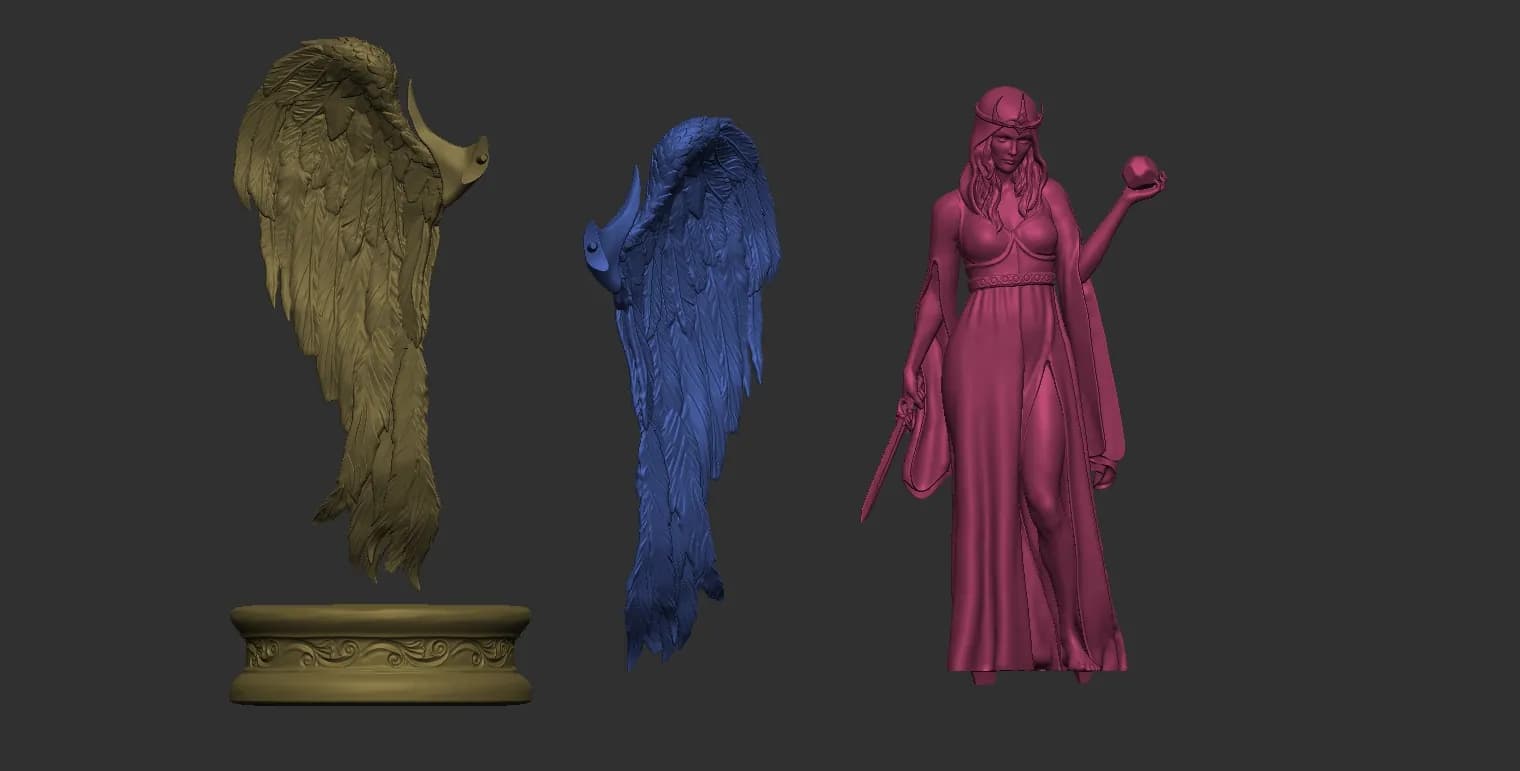STL - Meridia, Angel guerrero render 5