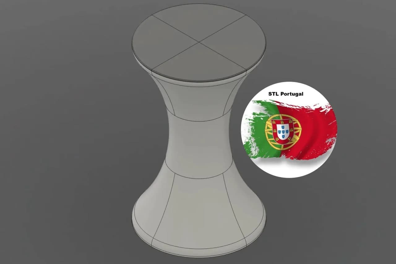 STL - Mesa Auxiliar Moderna Portugal