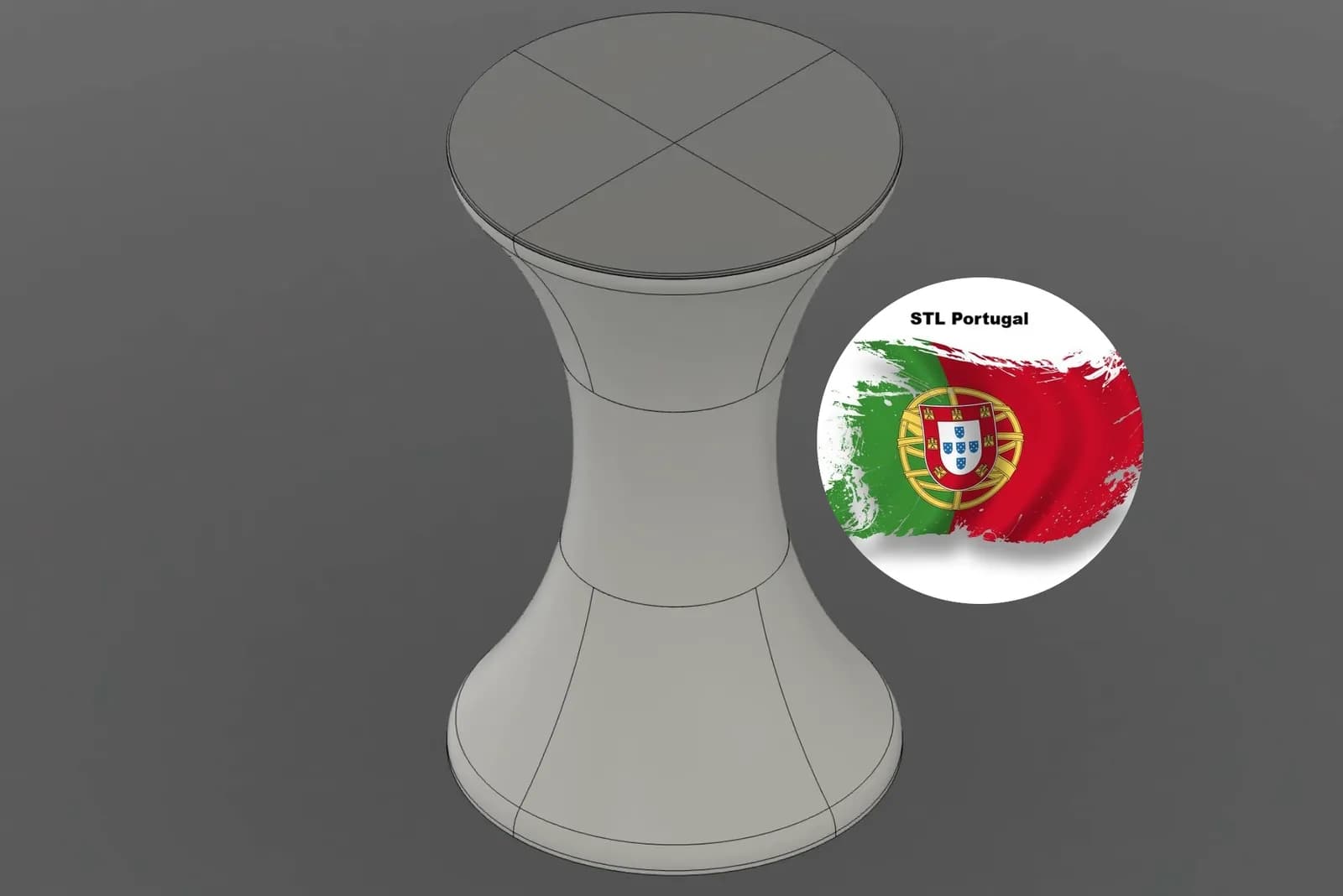 STL - Mesa Auxiliar Moderna Portugal