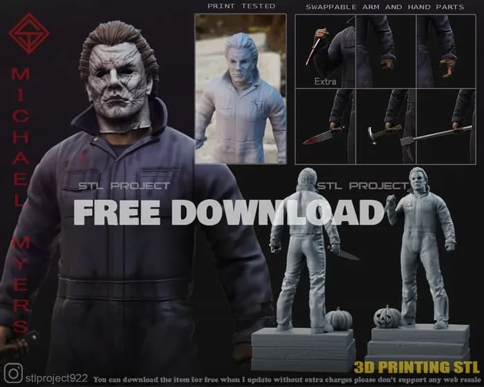 michael myers stl project