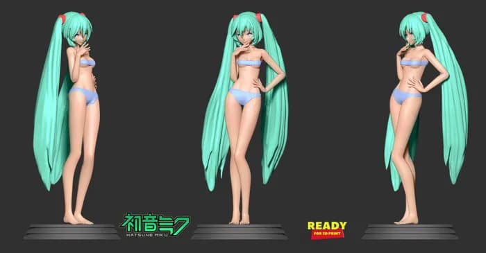 STL - miku render 2