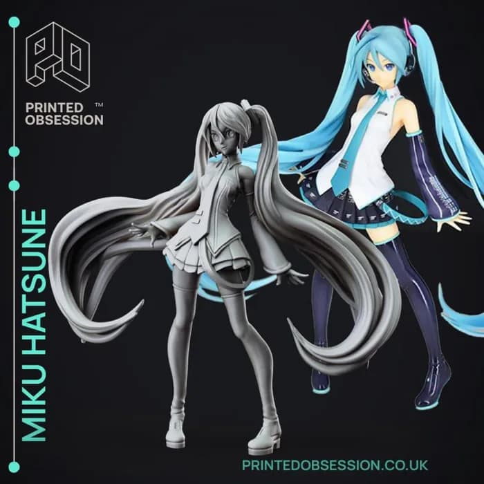 STL - miku hatsune volcaloid