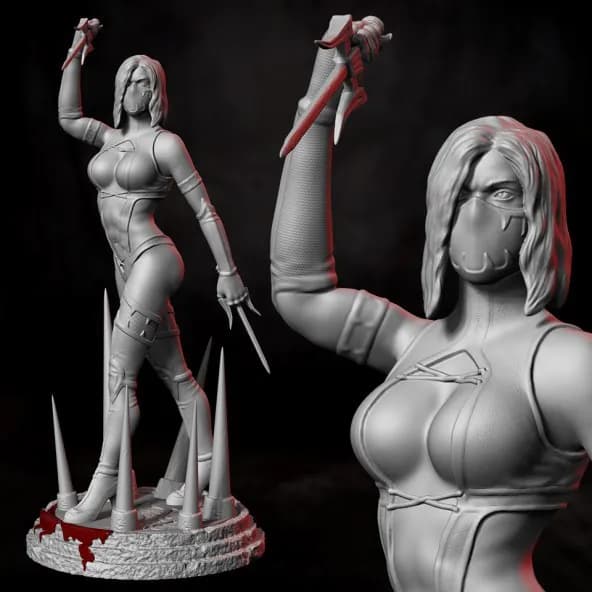 STL - Mileena Mortal Kombat 2