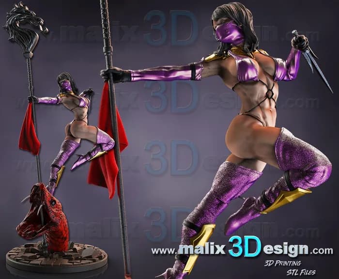 STL - mileena sanix