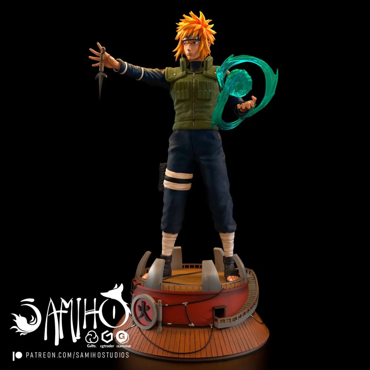STL - Minato Namikaze Cuarto Hokage