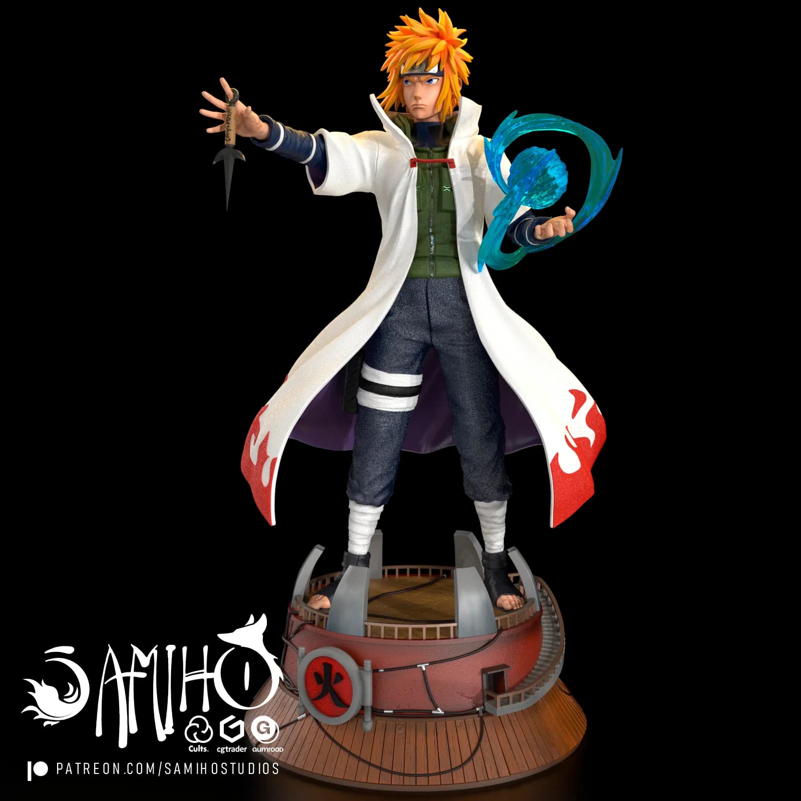 STL - Minato Namikaze Cuarto Hokage