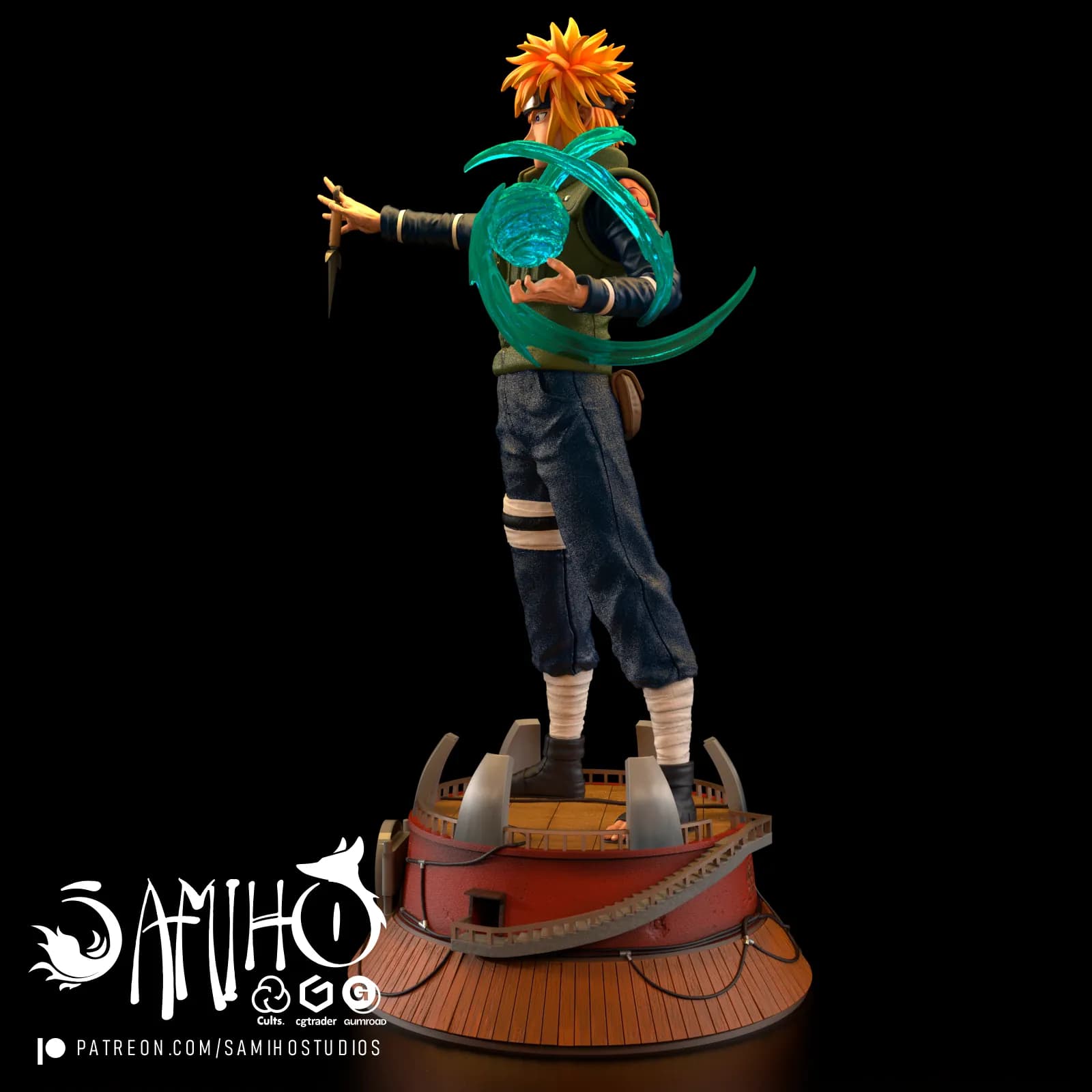 STL - Minato Namikaze Cuarto Hokage