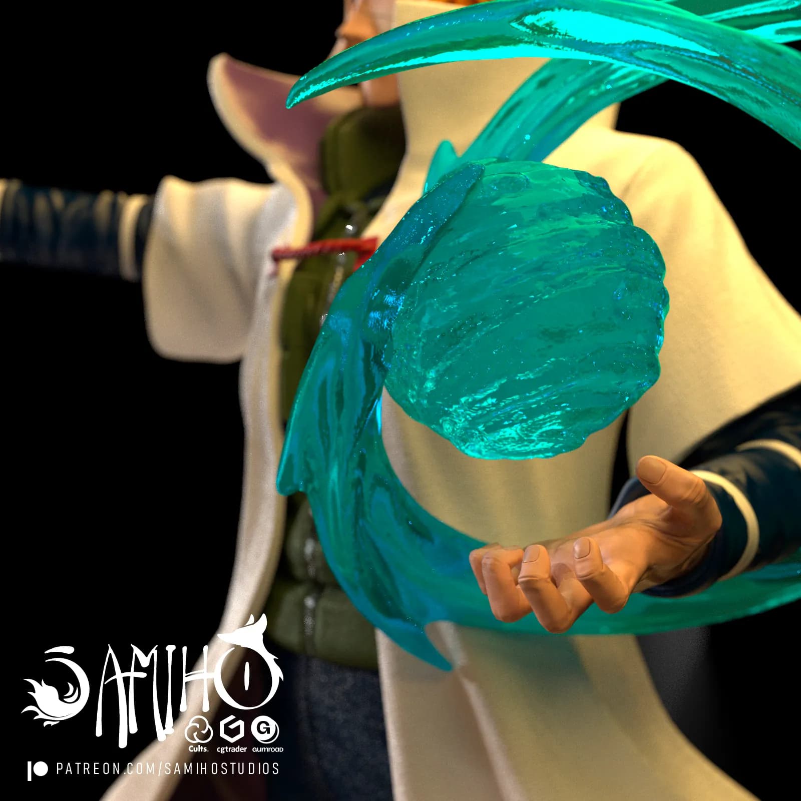 STL - Minato Namikaze Cuarto Hokage