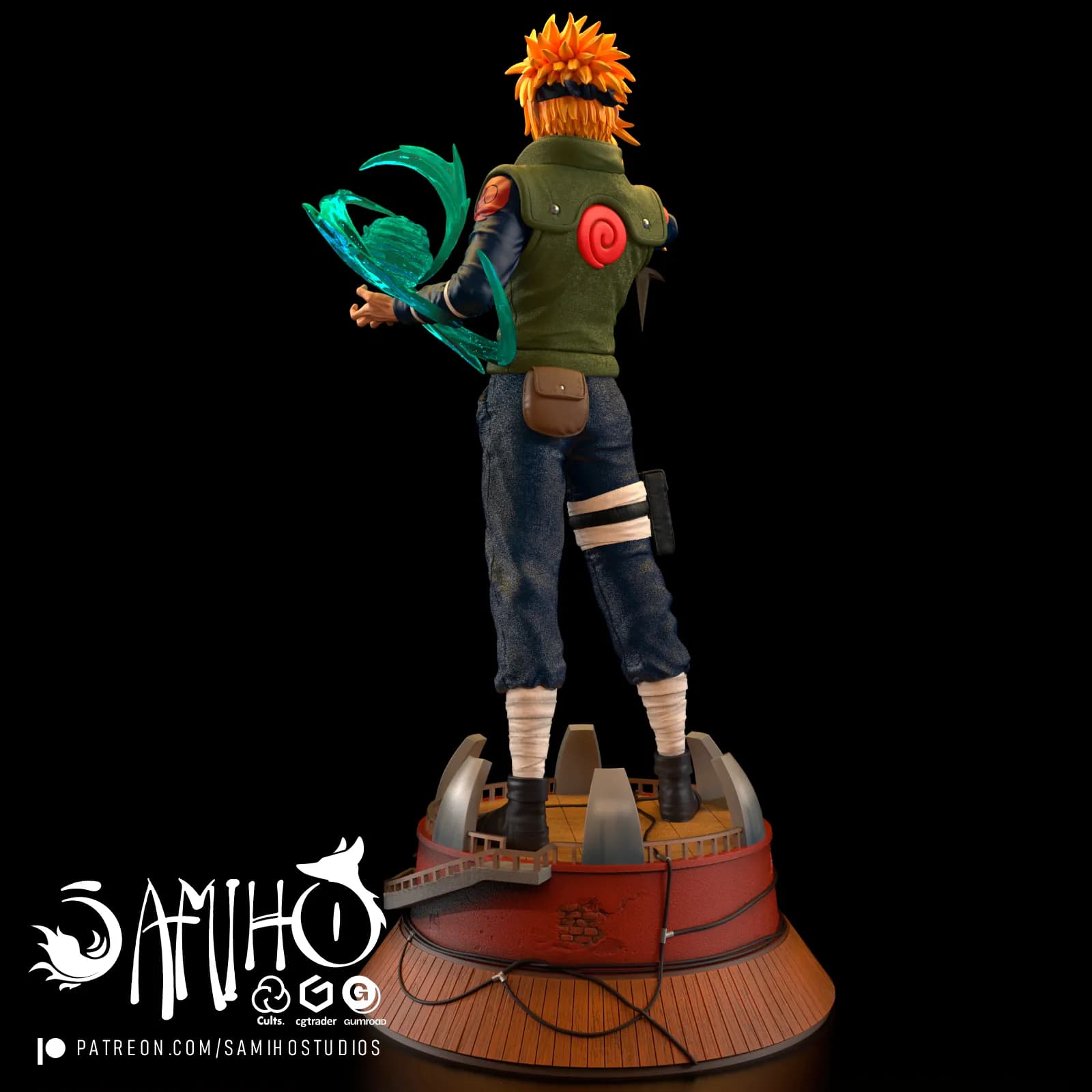 STL - Minato Namikaze Cuarto Hokage