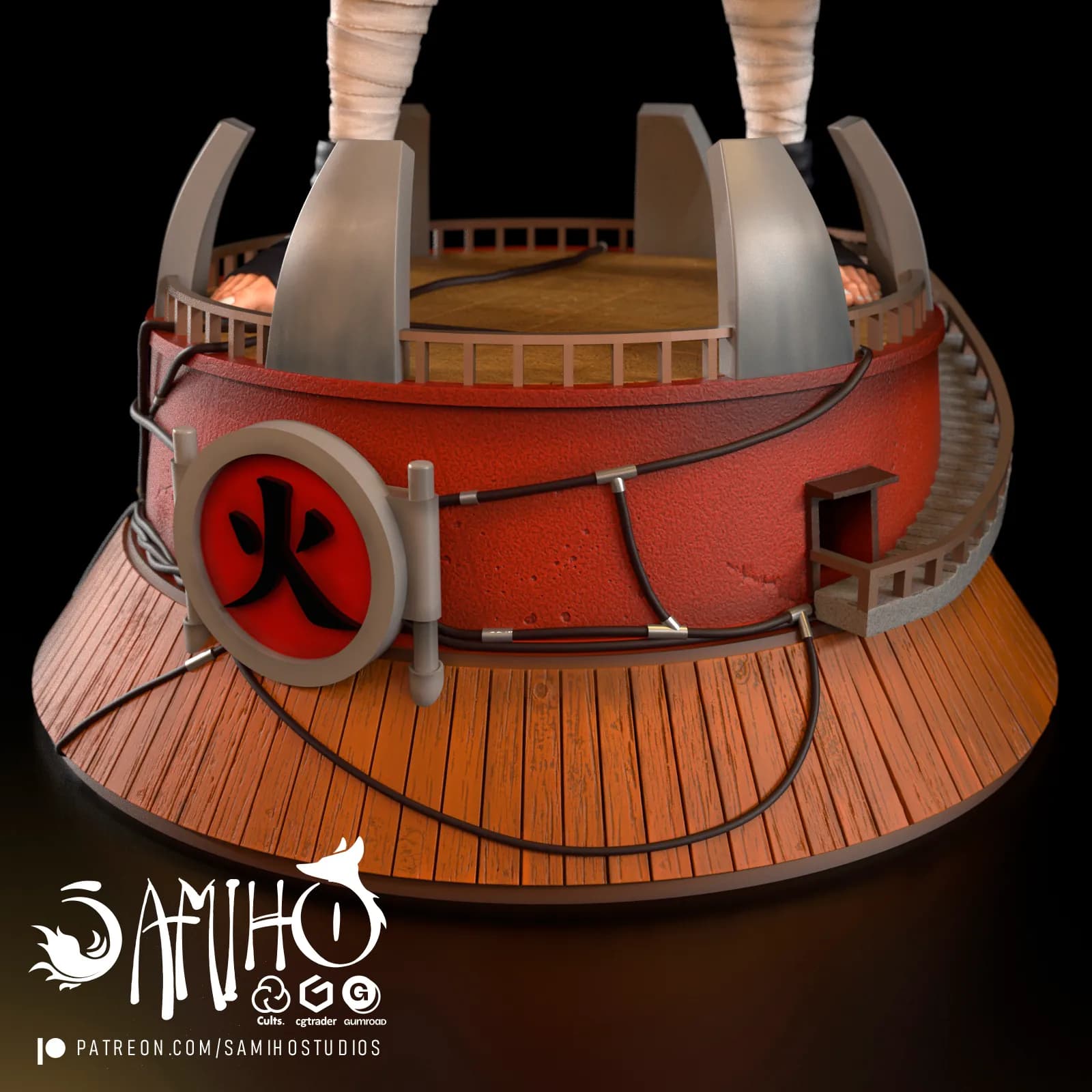 STL - Minato Namikaze Cuarto Hokage
