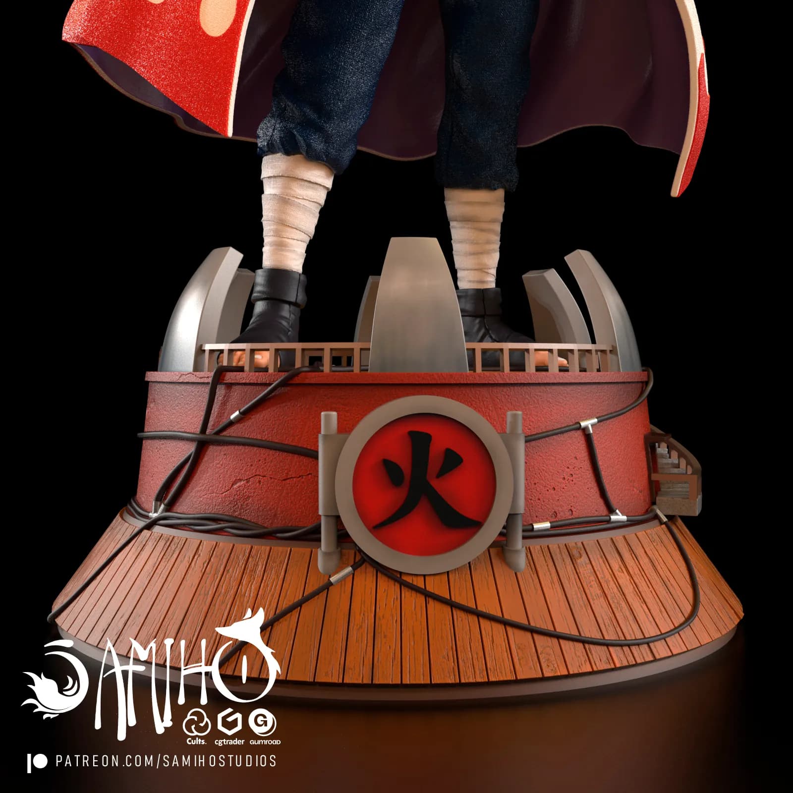 STL - Minato Namikaze Cuarto Hokage