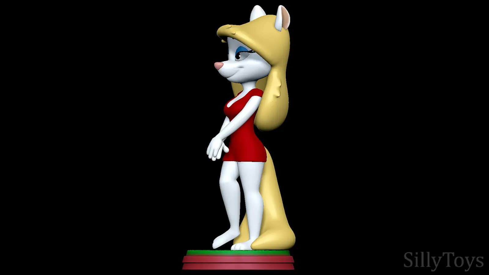 STL - Minerva Mink de Animaniacs render 2