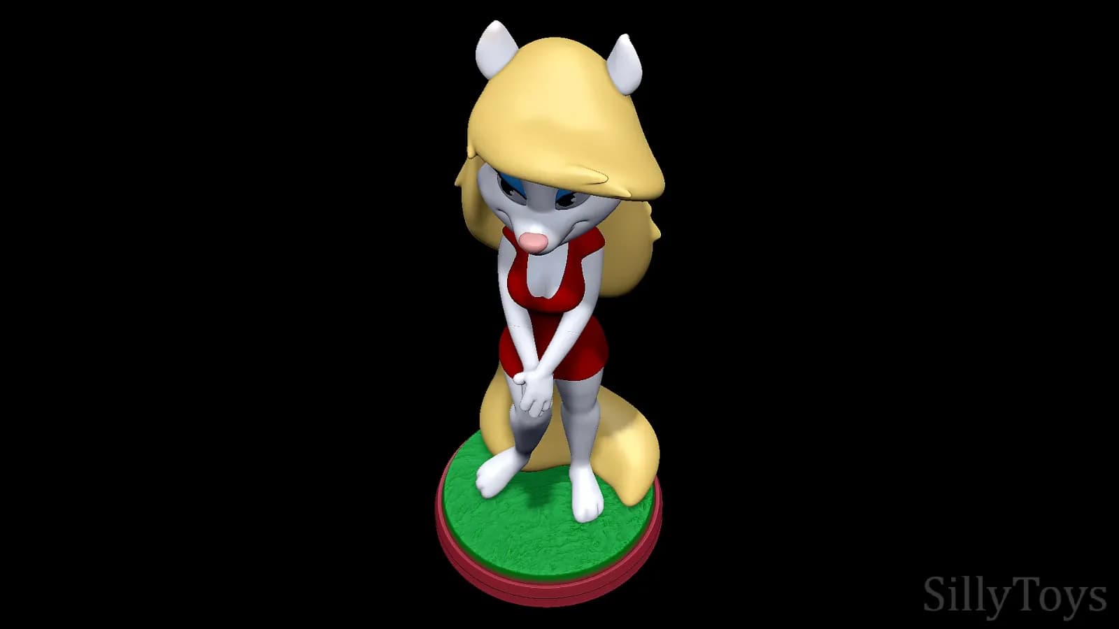 STL - Minerva Mink de Animaniacs render 3