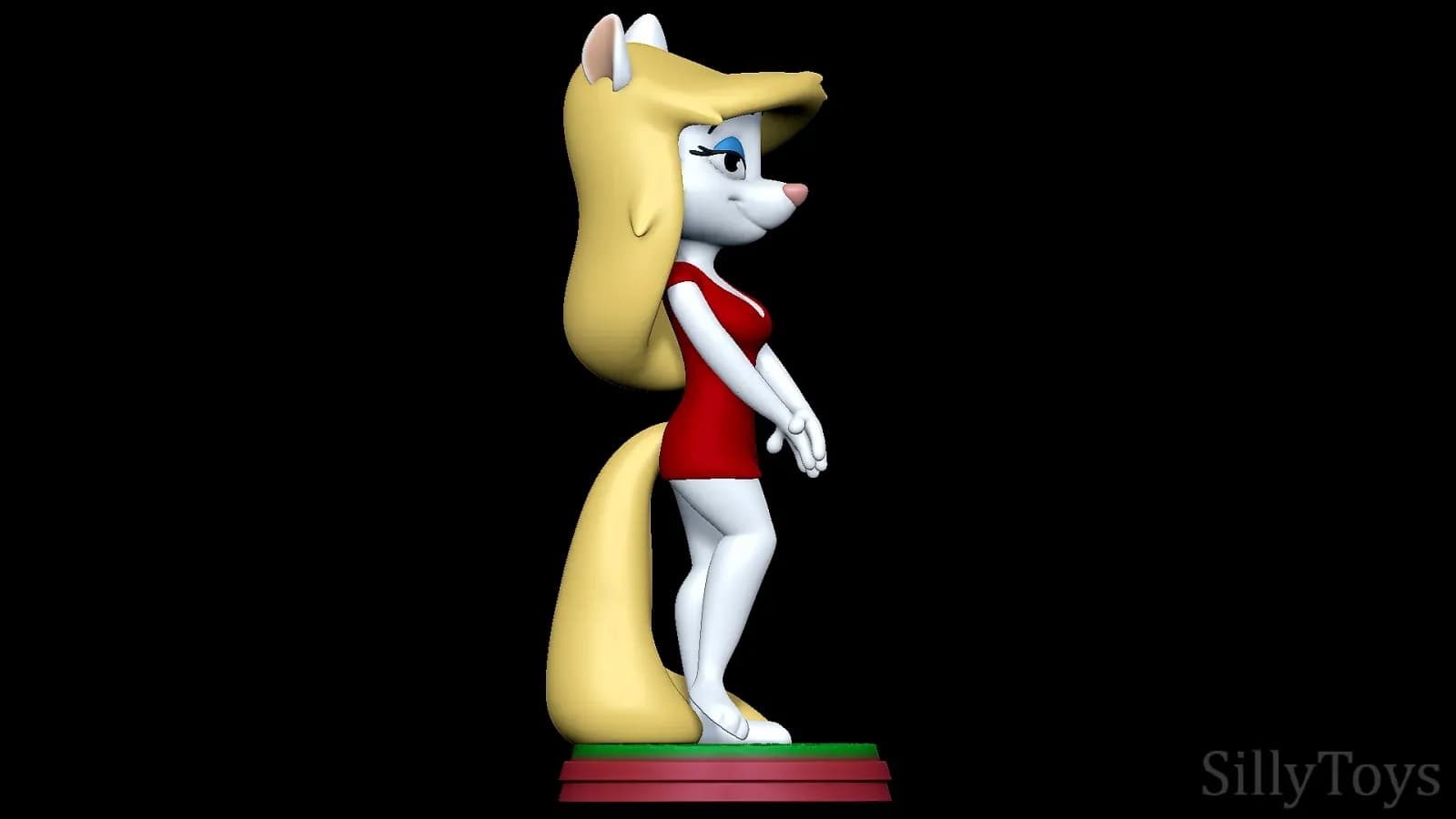 STL - Minerva Mink de Animaniacs render 4