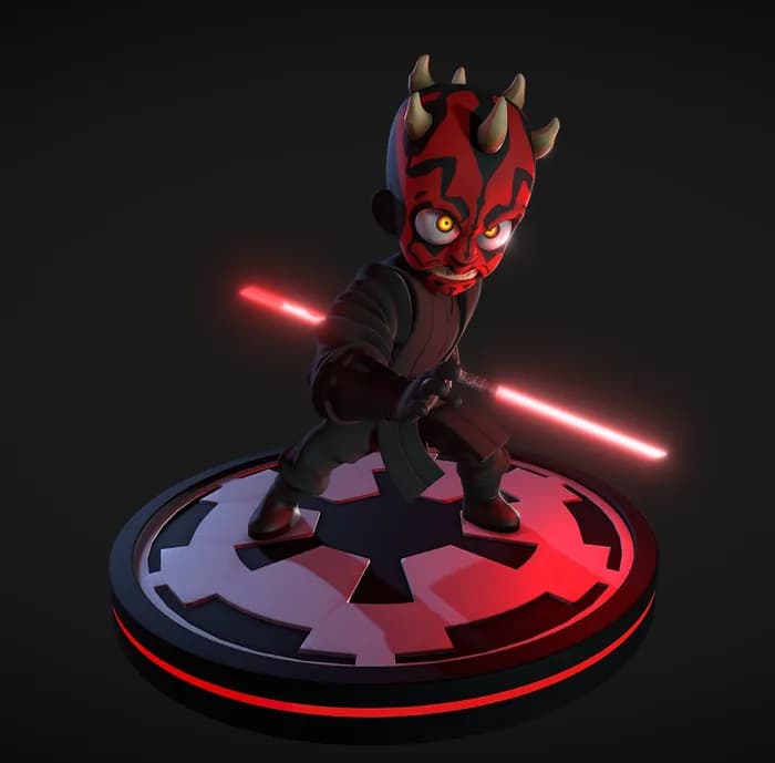 STL - mini darth maul star wars
