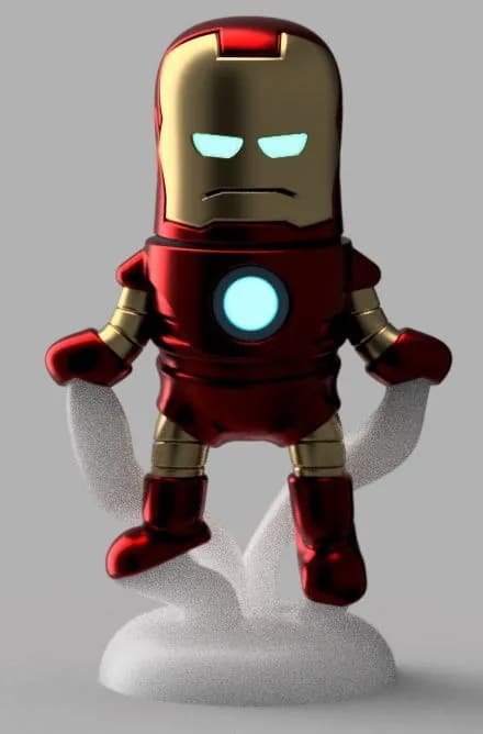 STL - mini iron man wekster