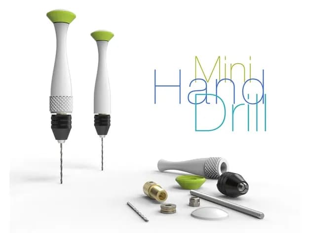 STL - Mini taladro manual