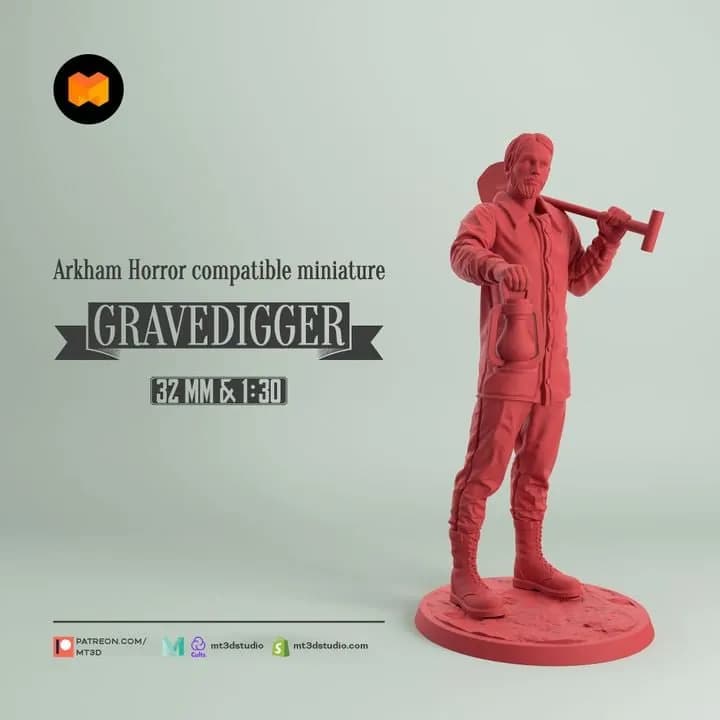 STL - Miniatura de excavador