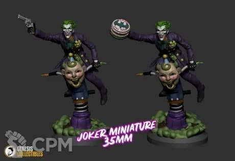 STL - miniatura de Joker
