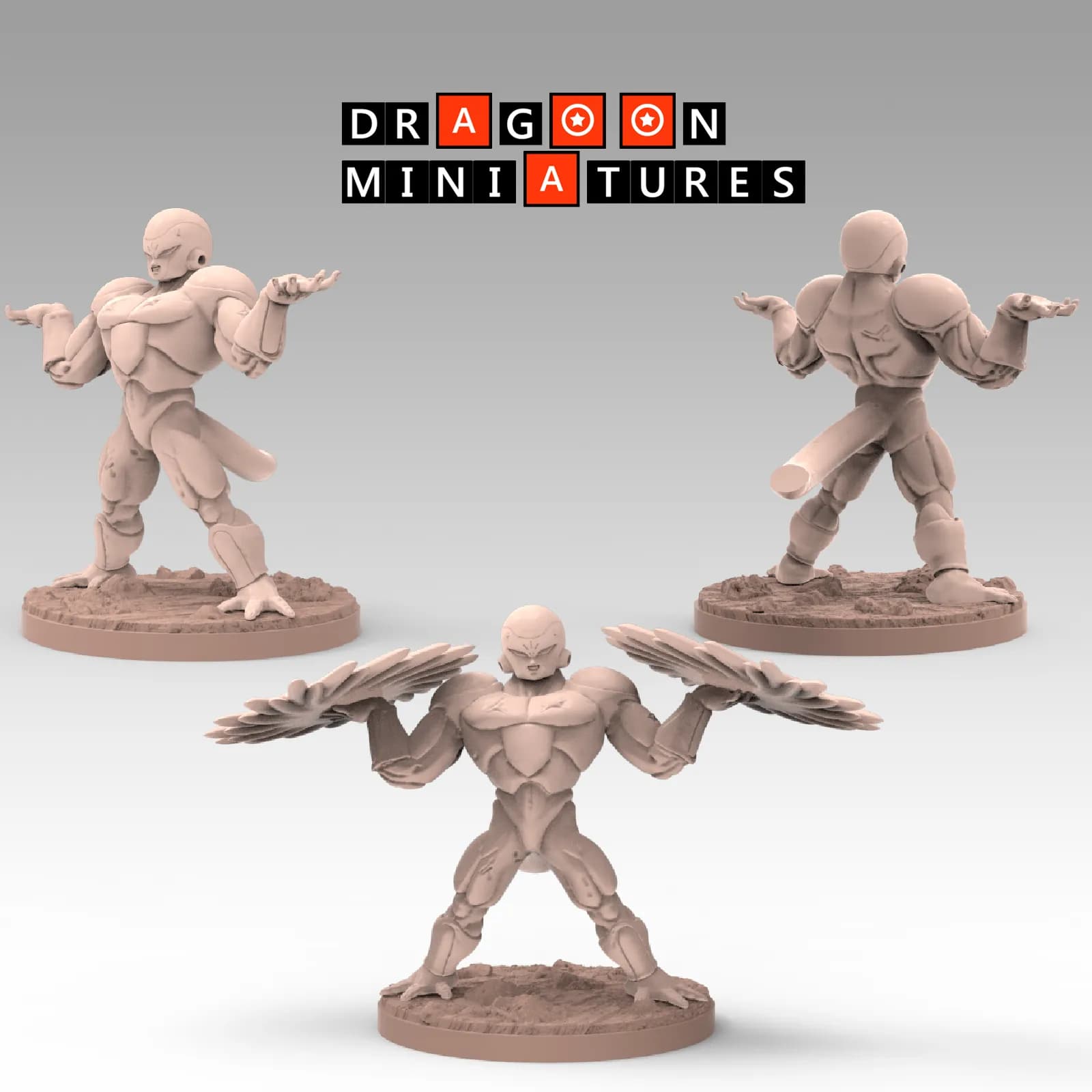 STL - Miniaturas de Dragon Ball Z render 2