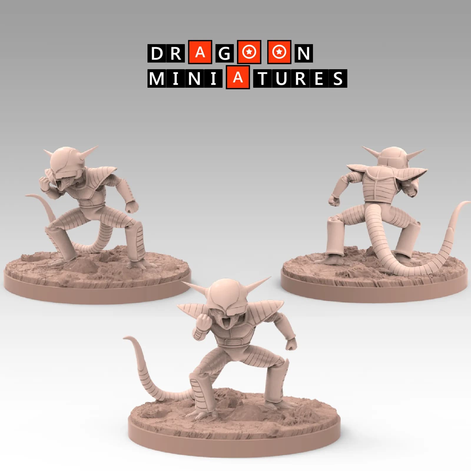 STL - Miniaturas de Dragon Ball Z render 3