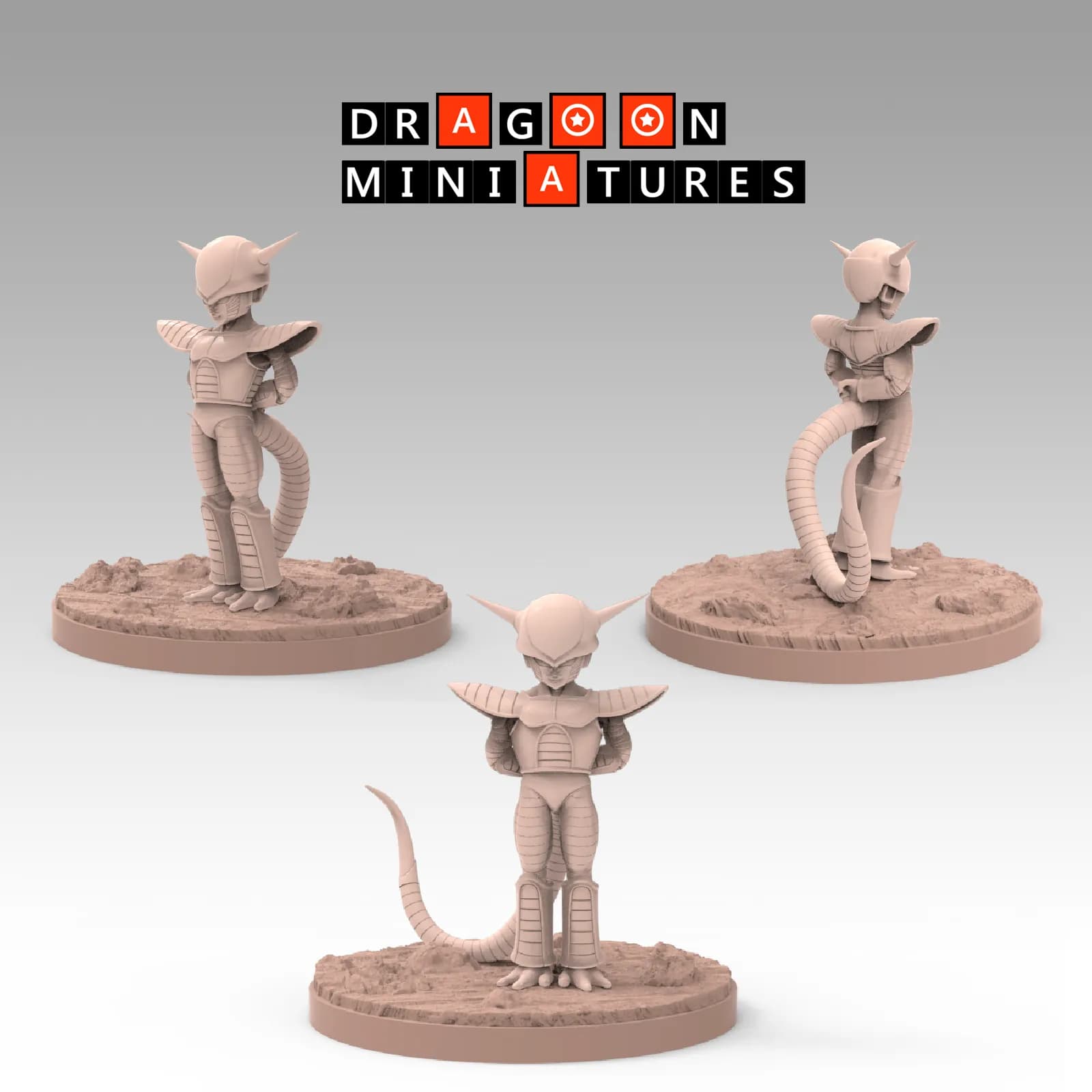 STL - Miniaturas de Dragon Ball Z render 4